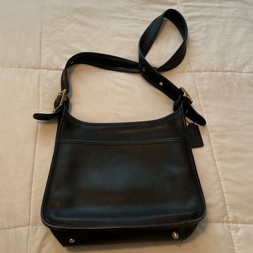 Leather Coach Shoulder Bag